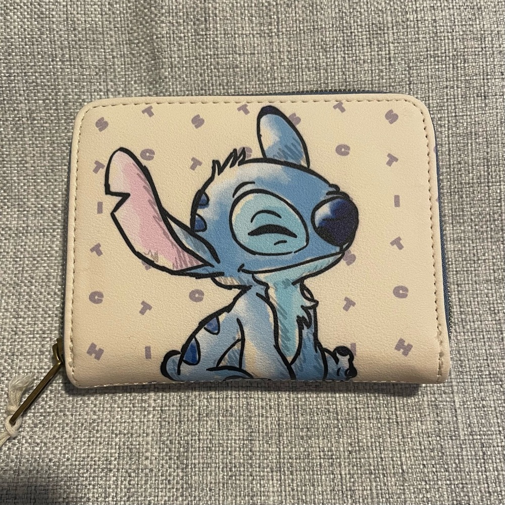 Loungefly Disney Lilo & Stitch Letters Mini Zip Wallet